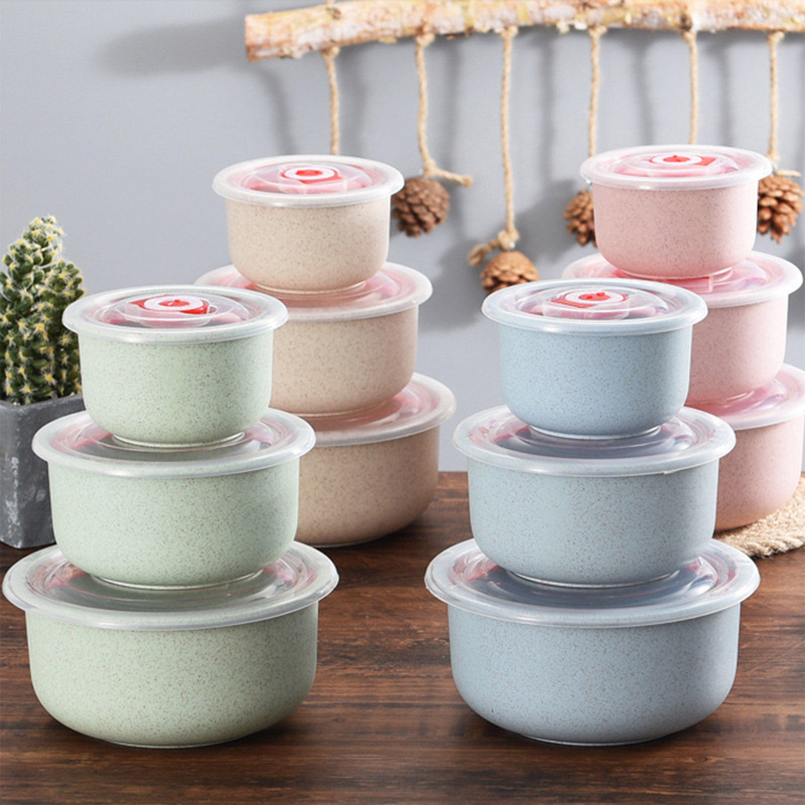 Meal Prep Kitchen - 3pcs Food Storage Containers Bento Box