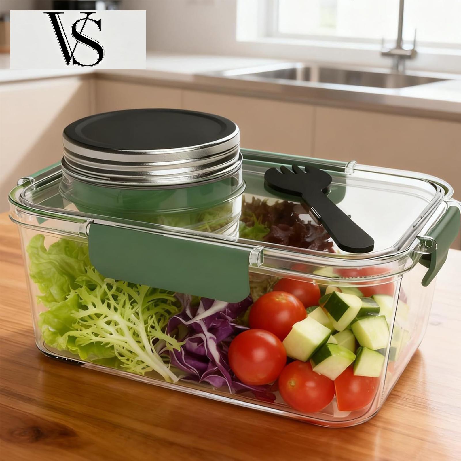 Meal Prep For Office - Salad Container 2.5 OZ Storage Food