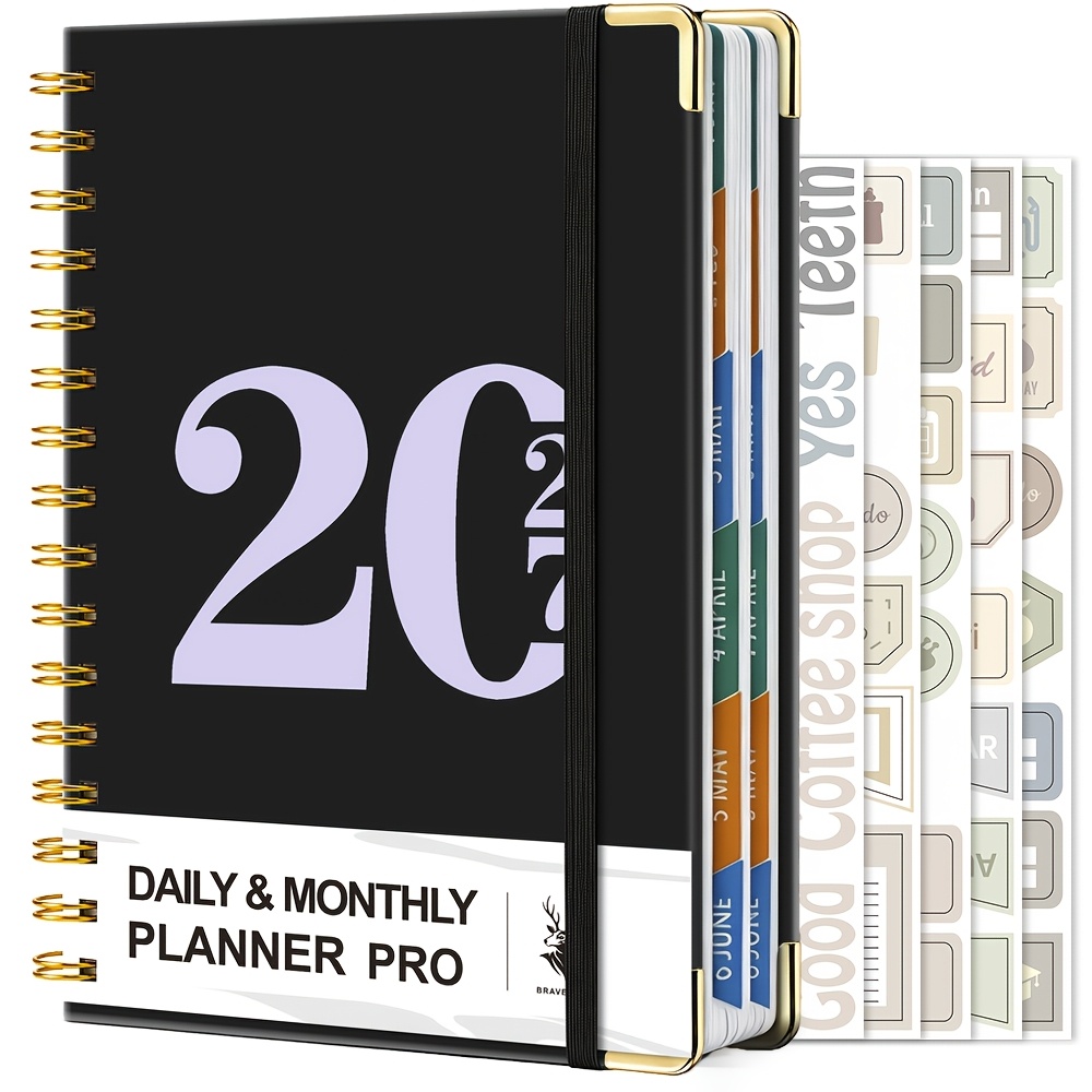 Meal Prep Planner - 2027 Ring Binder Daily Planner 400