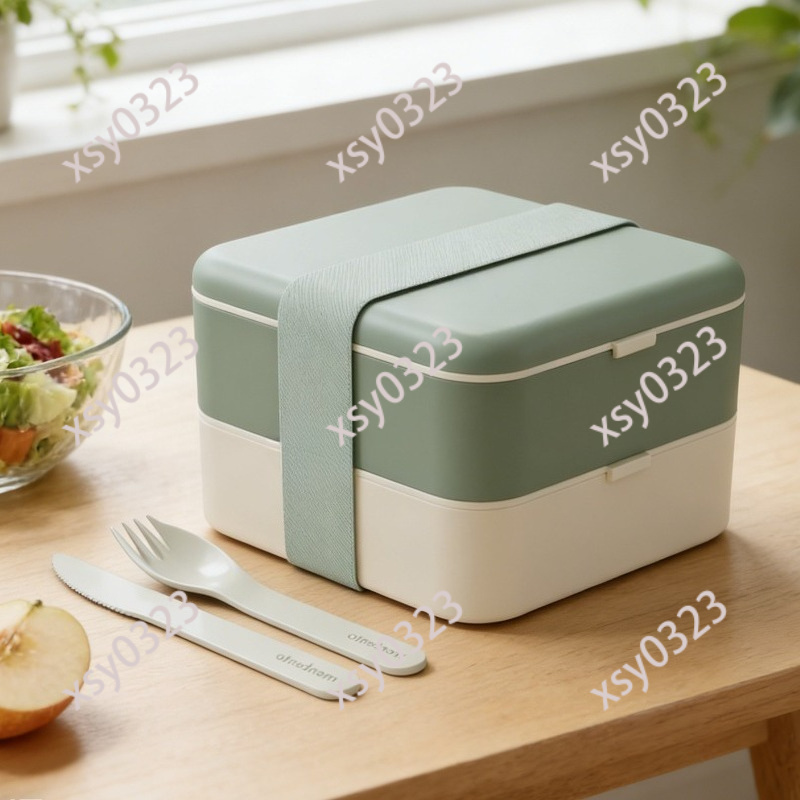 Meal Prep For Office - Microwave Safe Divided Bento Box Portable