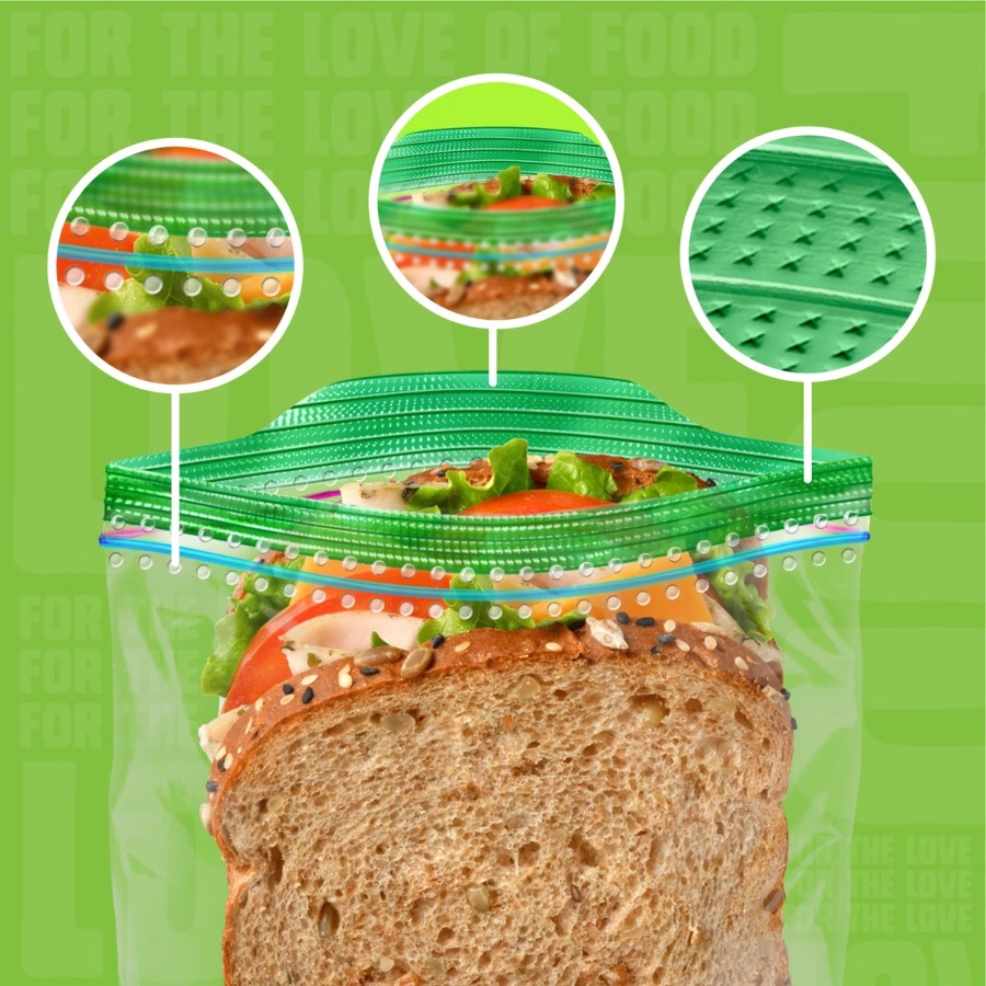 Meal Prep Fit - Sandwich Bags for School Lunch and
