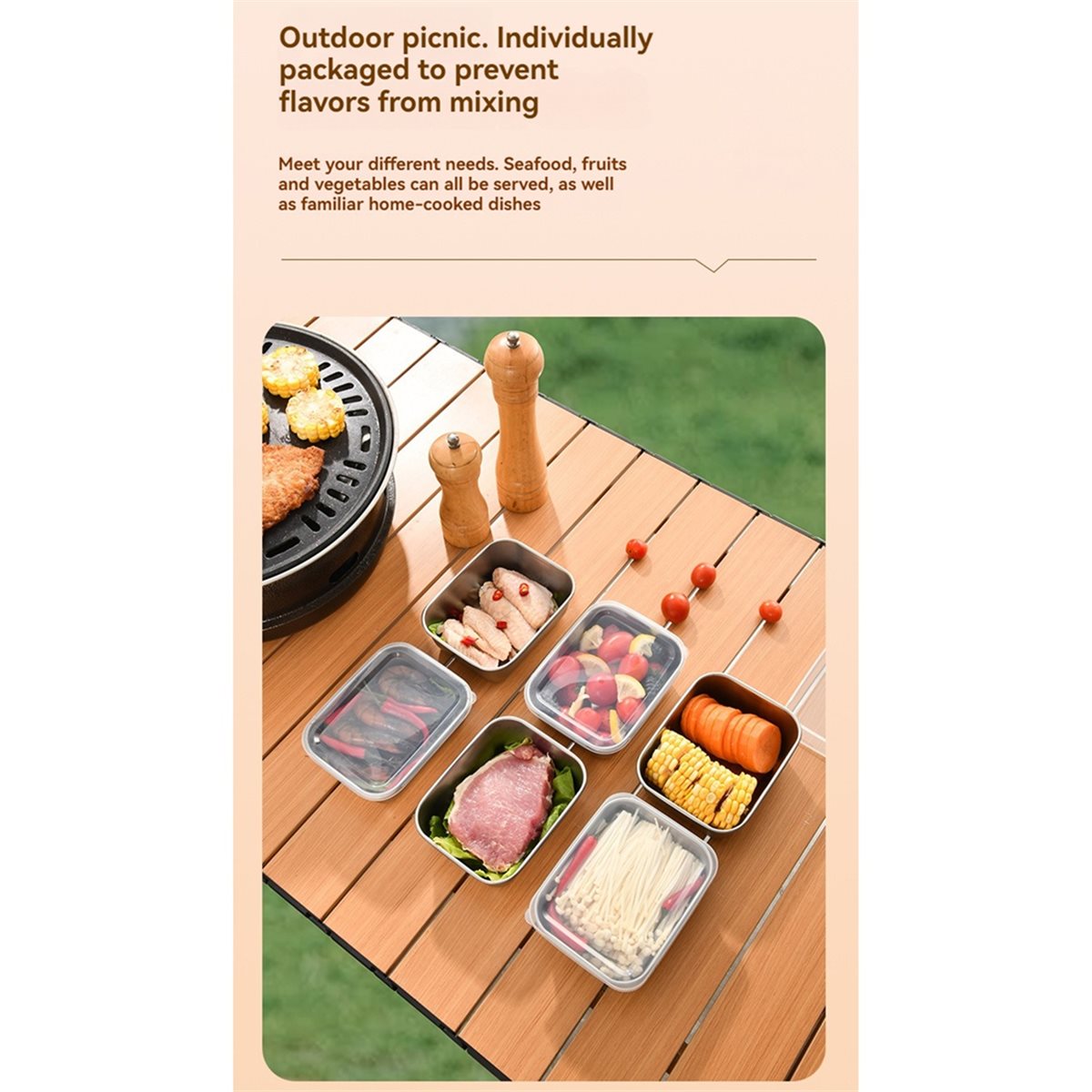 Meal Prep Fit - 【AT48】 NEW Stackable Food Storage Containers