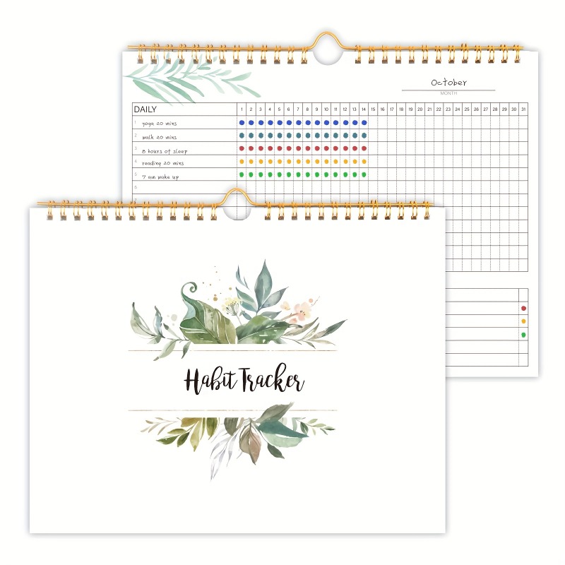 1pc Habit Tracker Calendar To  - Meal Prep Planner 评论和价格