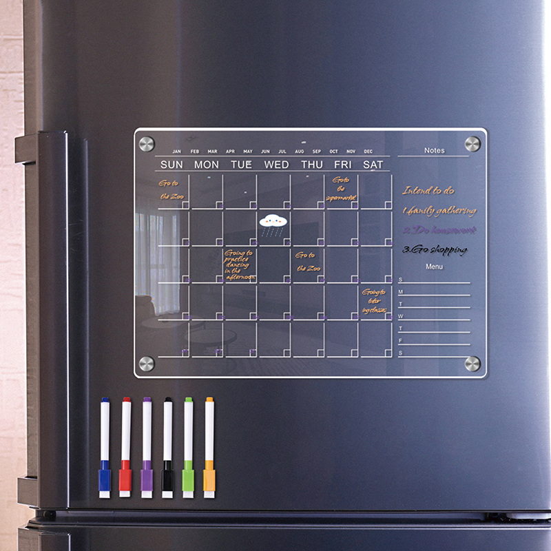 Clear Acrylic Fridge Magnet St - Meal Prep Planner 评论和价格