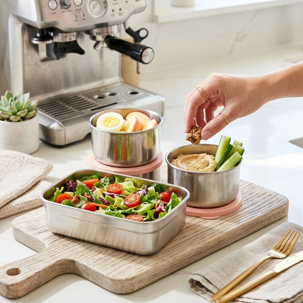 Microwave Safe 304 Stainless S - Meal Prep For Office 评论和价格