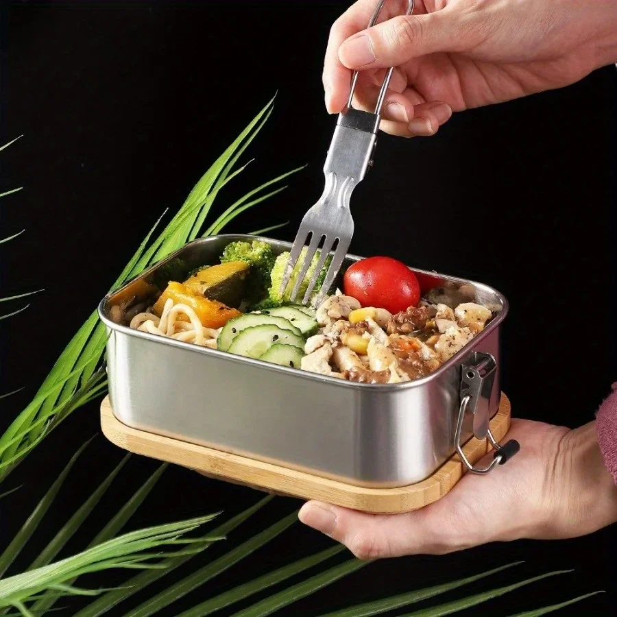 New 304 Stainless Steel Bamboo - Meal Prep Lunch Boxes 评论和价格