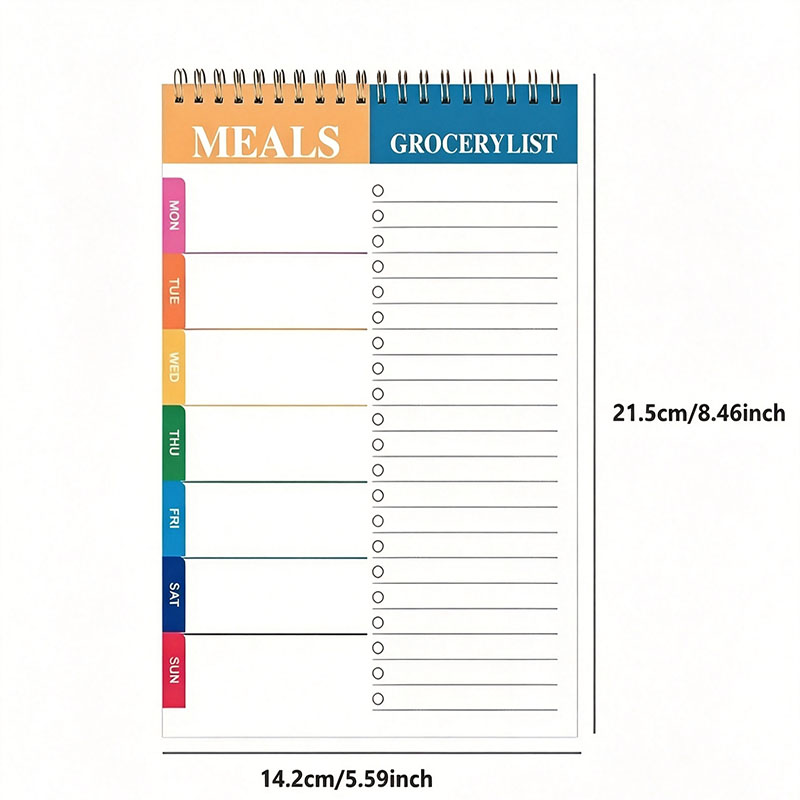 Weekly Meal Planner Notepad 5. - Food Prep Mat 评论和价格