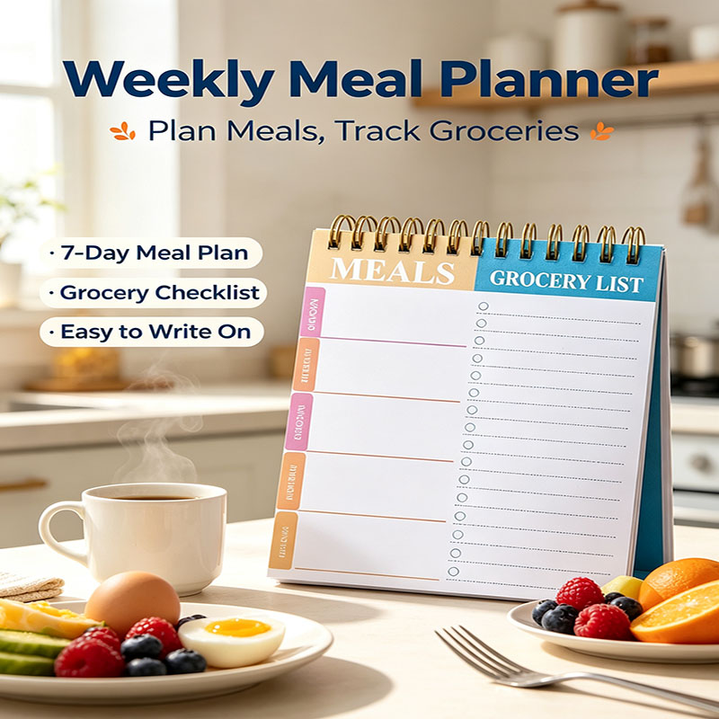 Weekly Meal Planner Notepad 5. - Food Prep Mat 评论和价格
