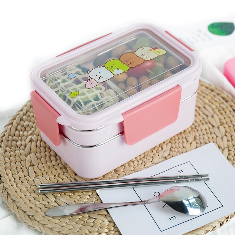 With Random Pattern Cartoon Lu - Meal Prep Lunch Boxes 评论和价格