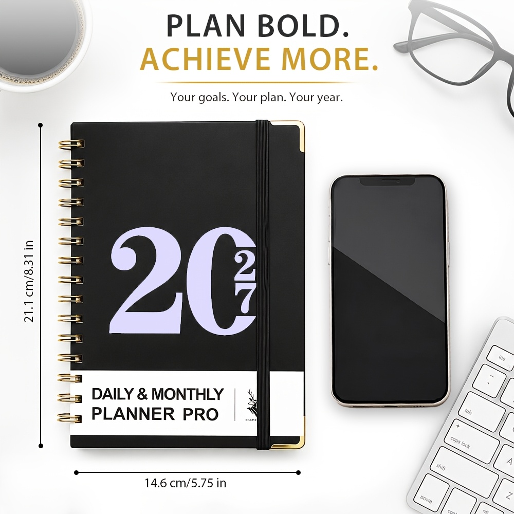 2027 Ring Binder Daily Planner - Meal Prep Planner 评论和价格