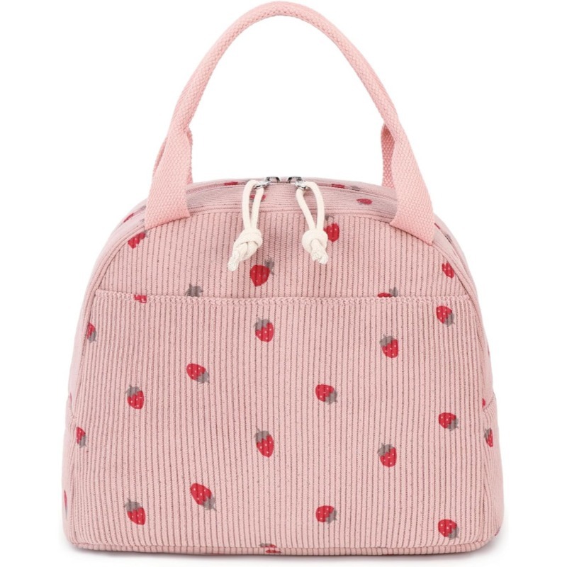 Cute Corduroy Lunch Bag for Wo - Meal Prep Fit 评论和价格