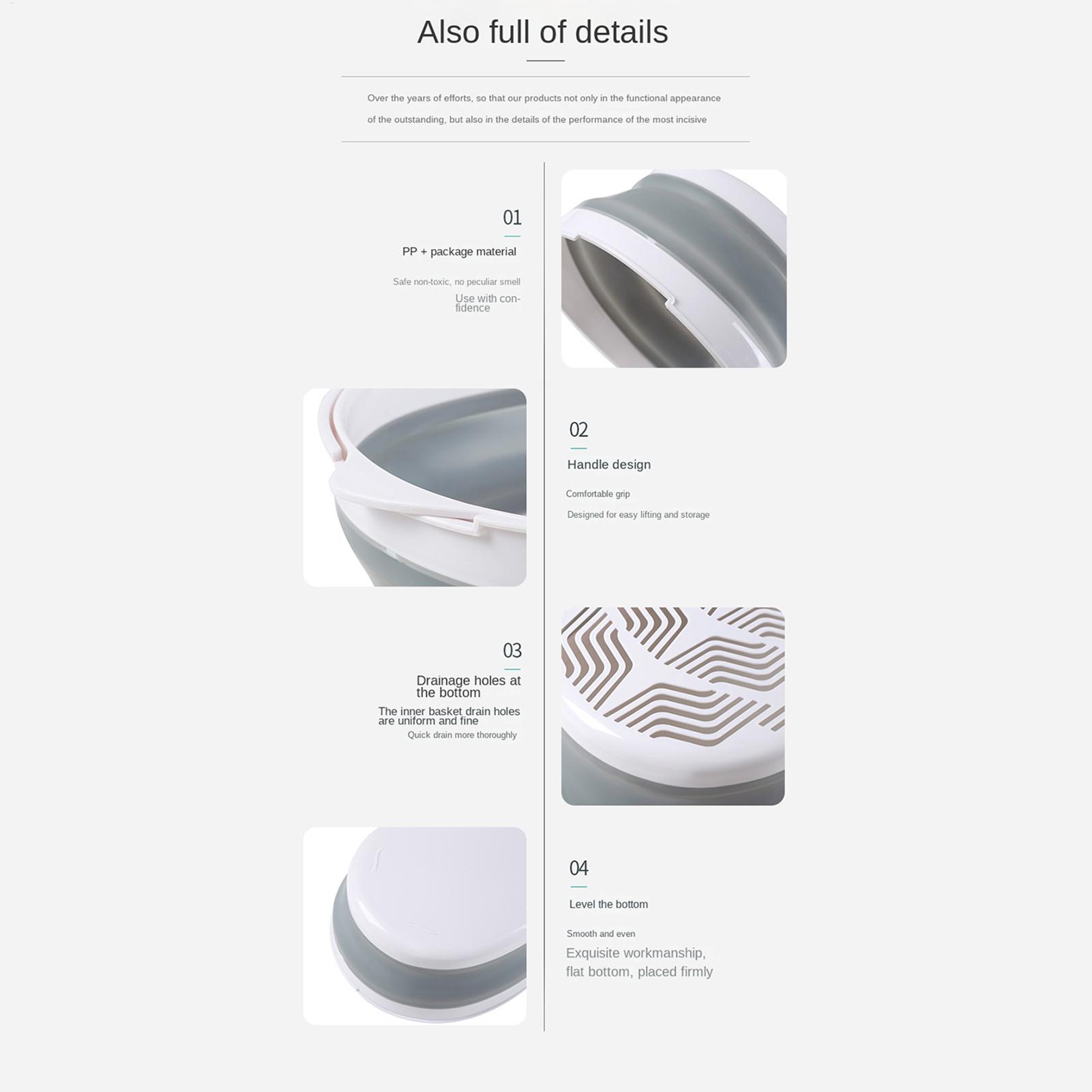 Foldable Strainer Double-Layer - Meal Prep For Office 评论和价格