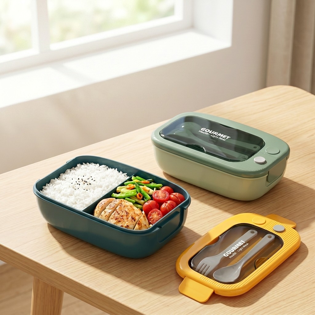Microwavable Plastic Bento Box - Meal Prep Lunch Boxes 评论和价格