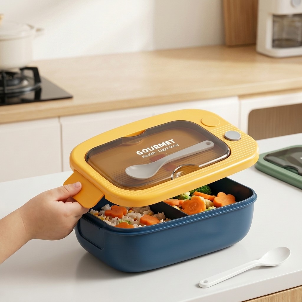 Microwavable Plastic Bento Box - Meal Prep Lunch Boxes 评论和价格