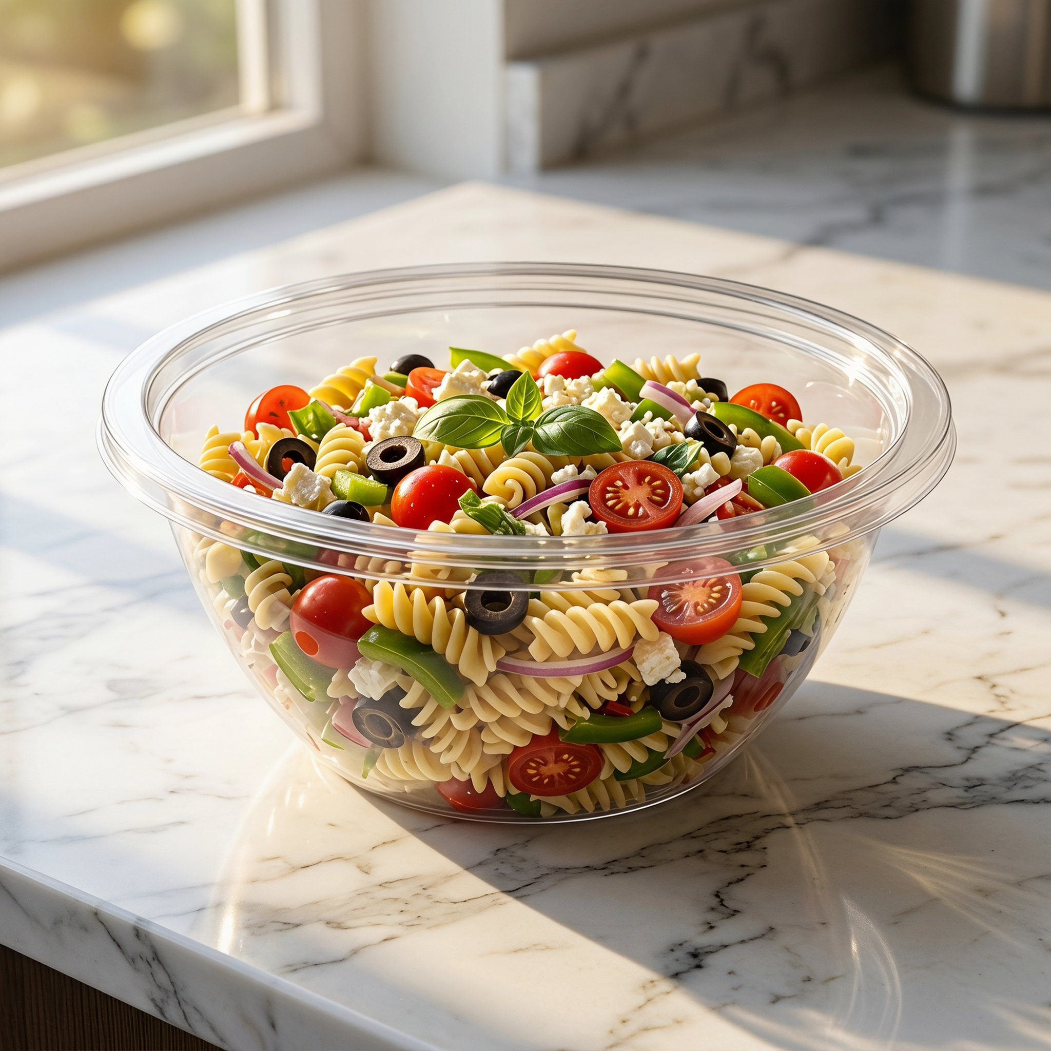2Sets Clear Salad Mixing Bowls - Meal Prep Food 评论和价格