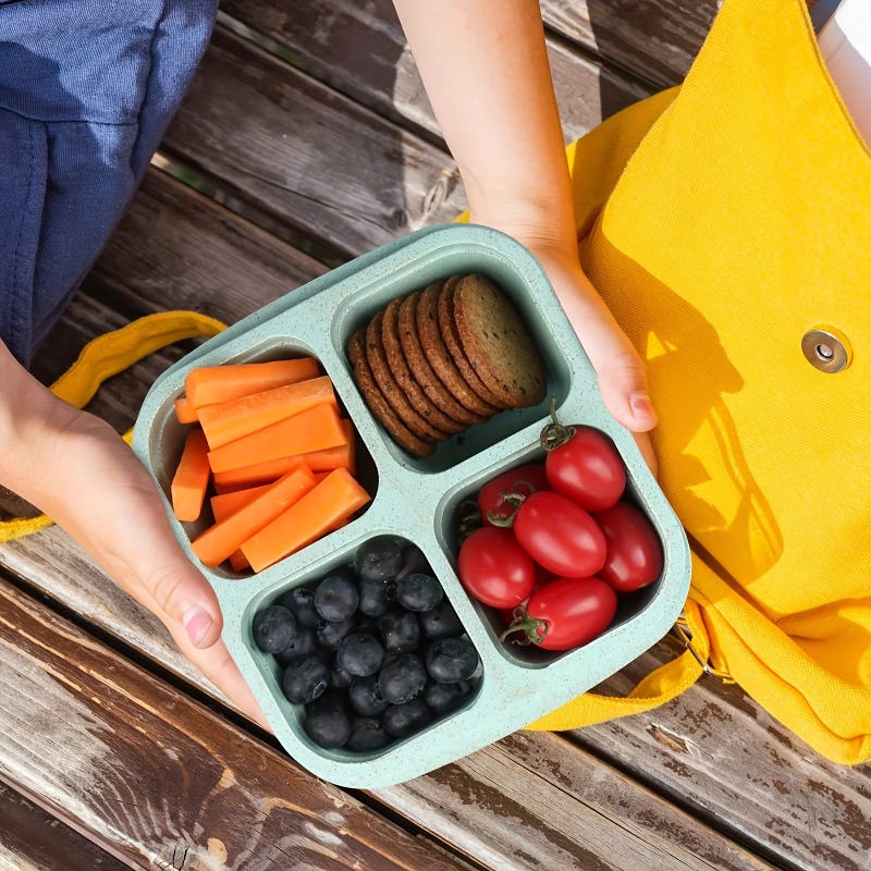 Premium Wheat Straw Bento Box  - Meal Prep For Office 评论和价格