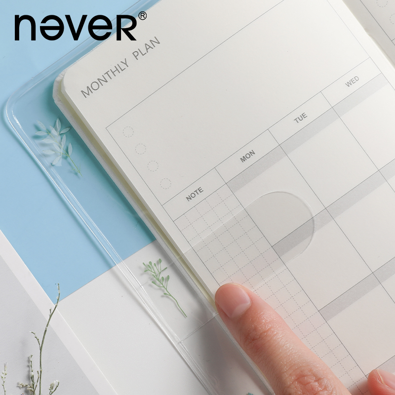NEVER Kawaii Transparent Noteb - Meal Prep Planner 评论和价格