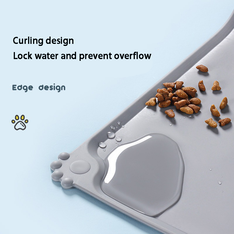 Waterproof Pet Mat Dog Cat Sol - Food Prep Mat 评论和价格