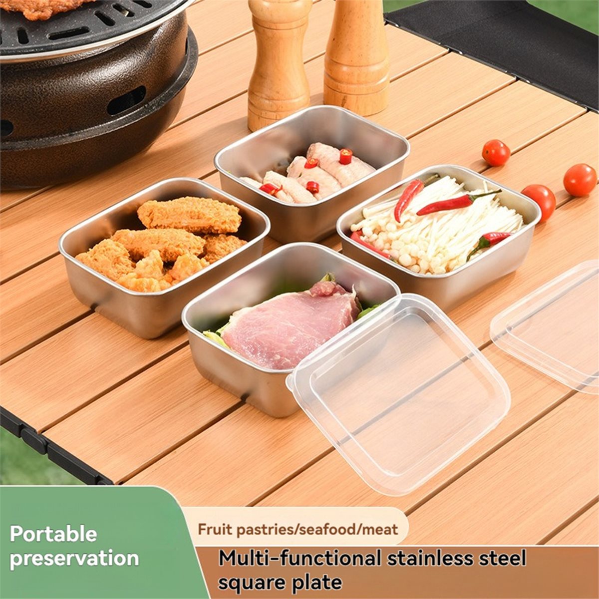 【AT48】 NEW Stackable Food Stor - Meal Prep Fit 评论和价格