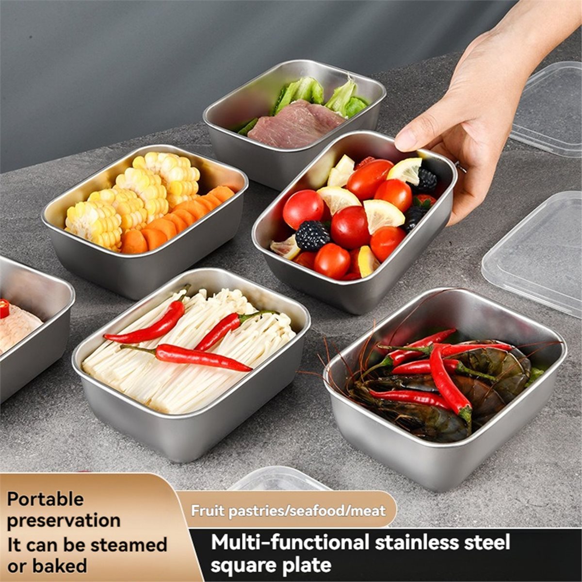 【AT48】 NEW Stackable Food Stor - Meal Prep Fit 评论和价格