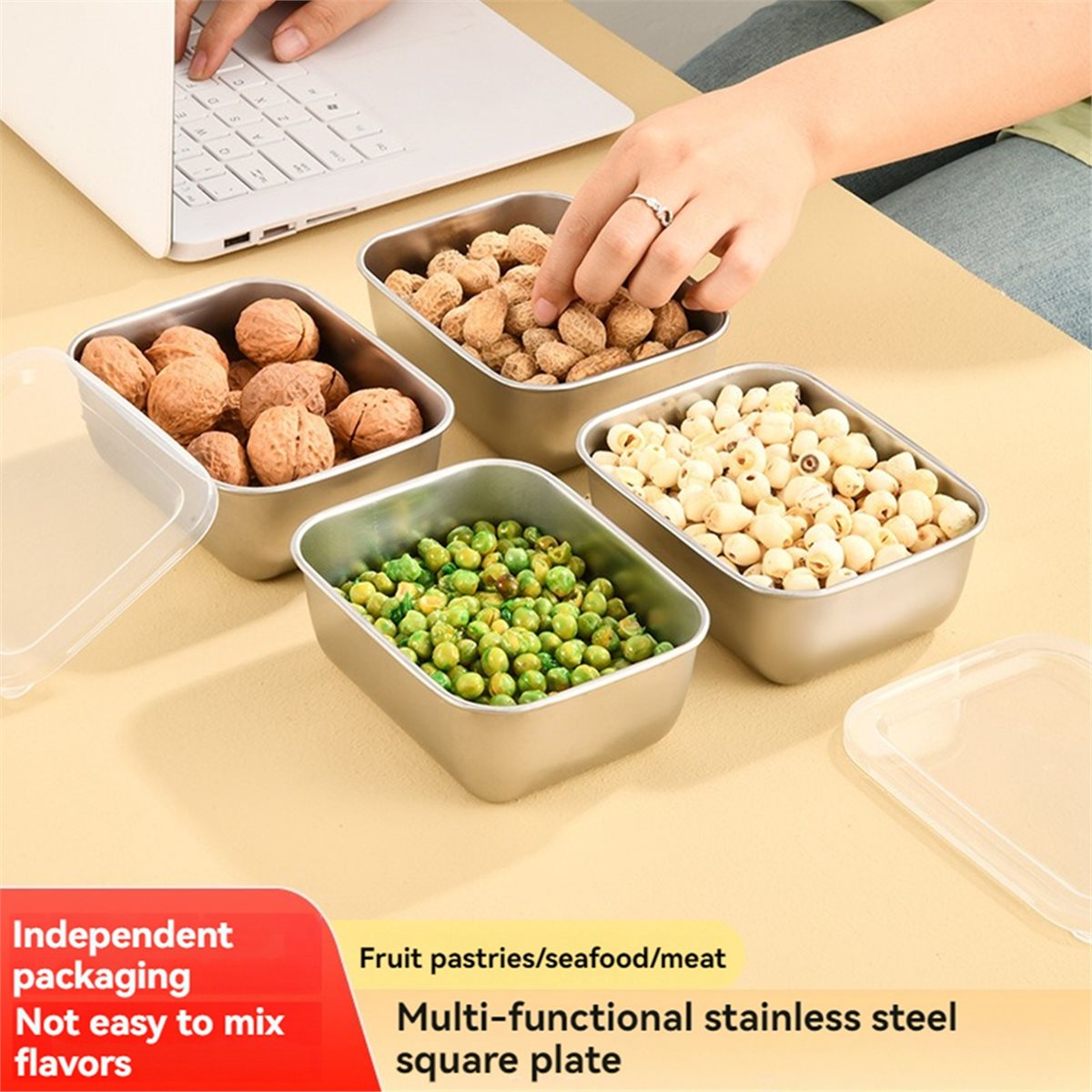 【AT48】 NEW Stackable Food Stor - Meal Prep Fit 评论和价格