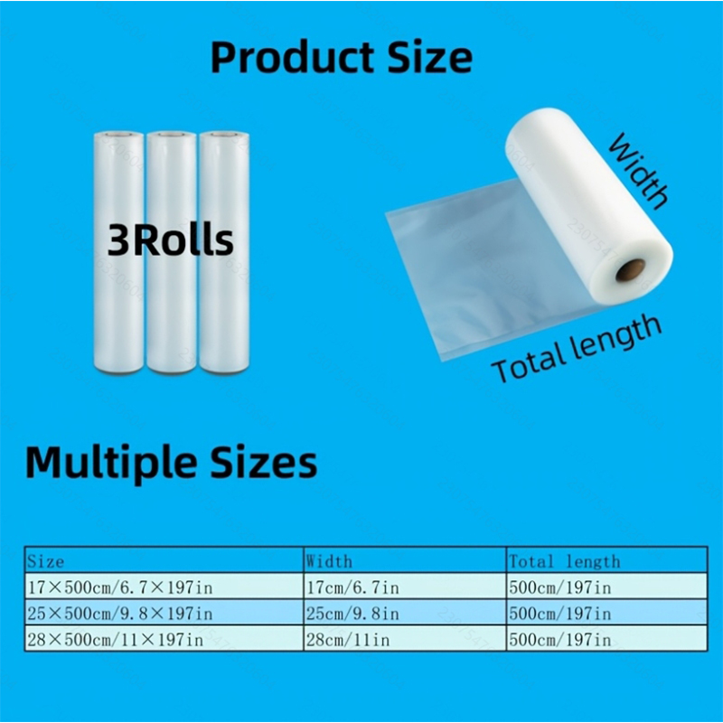 3-Pack Vacuum Seal Roll Bags:  - Meal Prep Fit 评论和价格