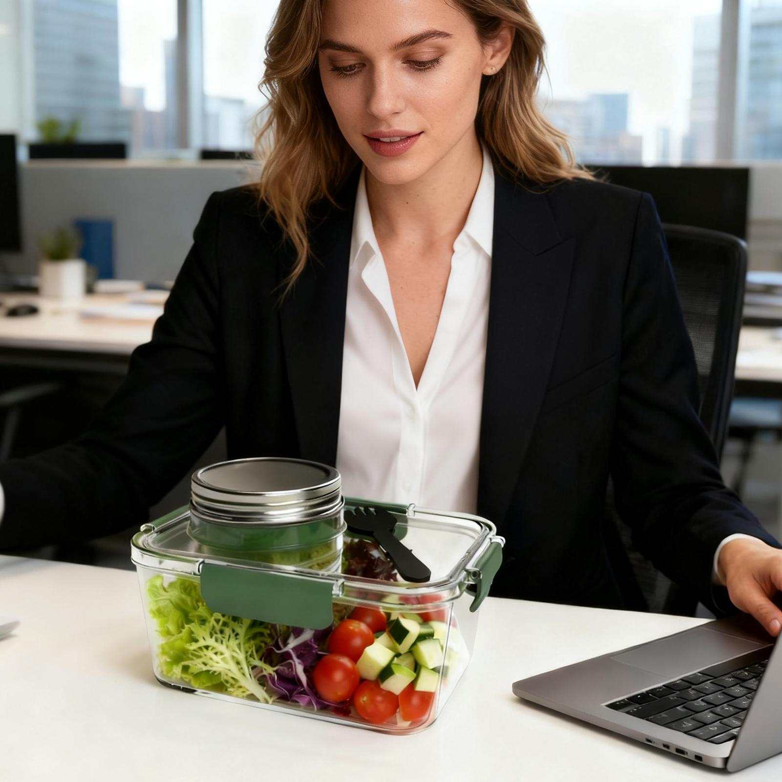 Salad Container 2.5 Oz Food St - Meal Prep For Office 评论和价格