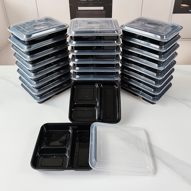 3-Compartment 34 Oz/1000 Ml, 1 - Meal Prep For Office 评论和价格