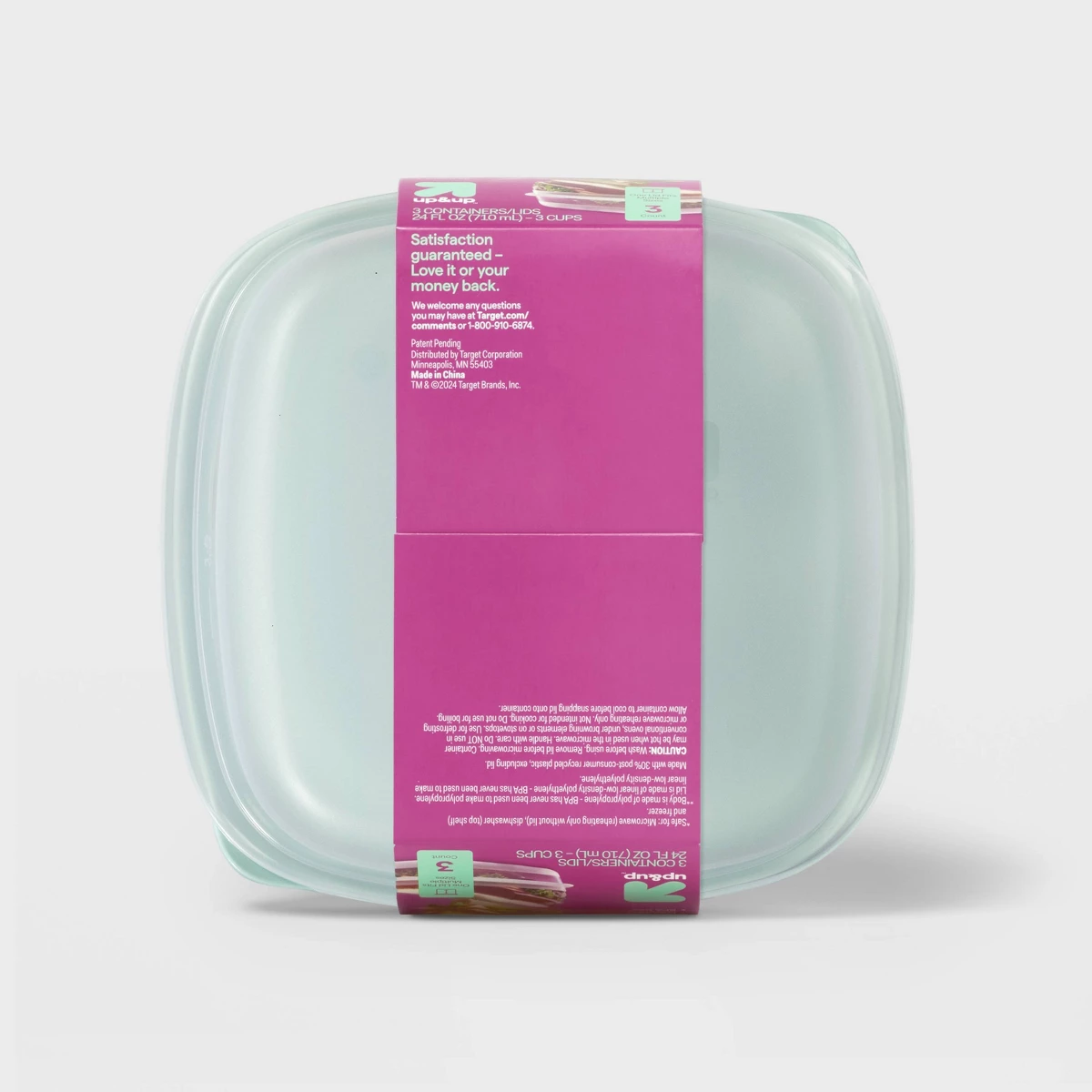 2026 New 3 Pack 24oz Square Fo - Meal Prep Fit 评论和价格